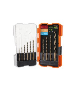 Juego de 10 Brocas HSS para Metal en Estuche, Ideal para Corte de Metal con Alta Precisión, clave 11399 - Truper Expert
