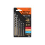 Juego de 5 brocas HSS para metal, TRUPER EXPERT