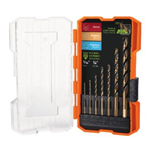 Juego de 7 Brocas HSS para Metal en Estuche, Herramientas de Alta Resistencia para Metal, clave 11396 - Truper Expert