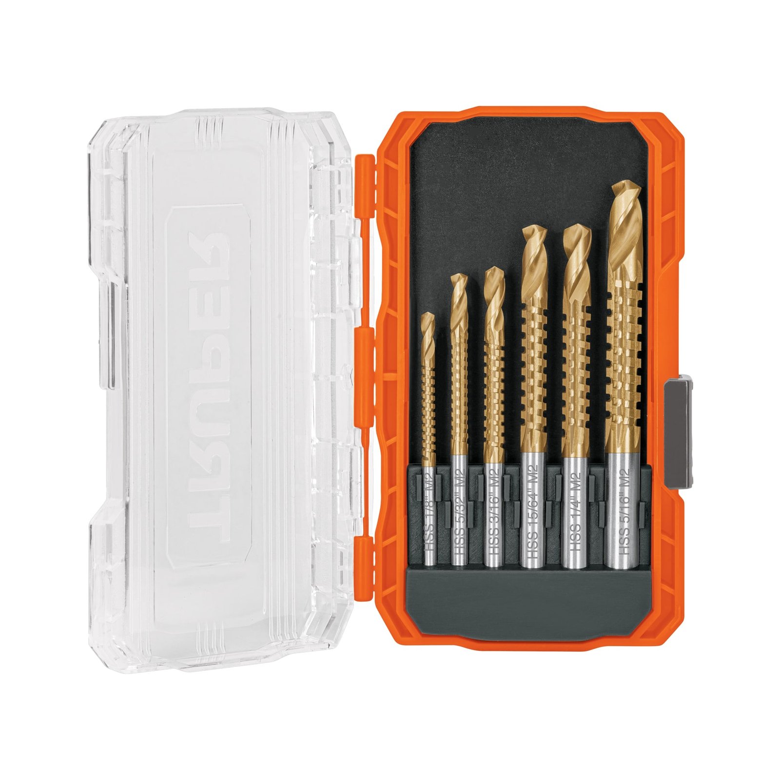 Juego de 6 brocas Truper Multimaterial Helix - Tecnología de sierra helicoidal para construcción que atraviesa eficientemente diversos materiales sin cambiar de herramienta (Clave 103924)