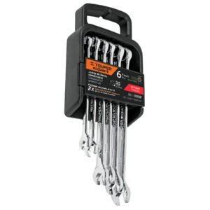 Juego de 6 llaves combinadas extralargas pulidas std, EXPERT