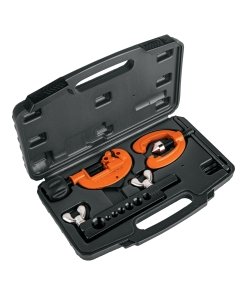 Juego de Avellanador y Cortador de Tubo Truper - Tecnología de Preparación Profesional para Instalaciones Hidráulicas que Combina Corte Limpio y Biselado en un Solo Kit (Clave 12871)