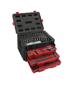 Juego combinado de herramienta para mecánico con caja plástica de 3 gavetas, 450 piezas Urrea JCB01