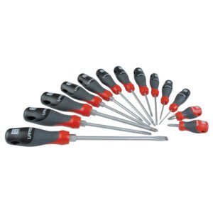 Juego de destornilladores con mango trimaterial, combinados, 13 piezas Urrea JCDT13