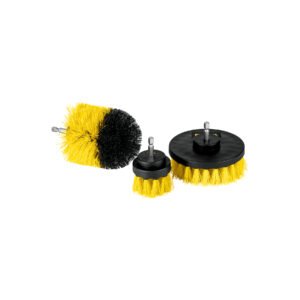 Juego de 3 cepillos multiusos para taladro, PRETUL