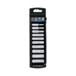 Juego de 10 dados largos cuadro 1/4' mm, TRUPER
