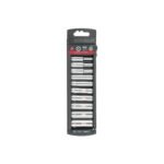 Juego de 10 dados largos cuadro 1/4' std, TRUPER