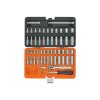 Juego de 54 herramientas Truper Complete 1/4" - Tecnología dual de medidas estándar y métricas para mecánica de precisión que cubre todas las necesidades en reparaciones especializadas (Clave 102388)