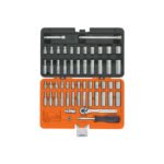 Juego de 54 herramientas cuadro 1/4' std y mm para mecánico