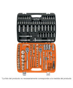 Juego Truper Profesional de 172 Herramientas 1/4", 3/8" y 1/2" mm - Tecnología de Reparación Completa para Mecánico que Cubre Todas las Necesidades Métricas (Clave 102411)