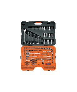 Juego Truper 210 Herramientas 1/4", 3/8" y 1/2" STD y MM para Mecánico - Tecnología de Arsenal Completo para Servicios Automotrices que Cubre Todas las Necesidades desde Mantenimiento Básico hasta Reparaciones Especializadas (Clave 15695)