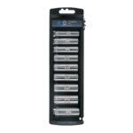 Juego de 9 dados largos cuadro 3/8' mm, TRUPER