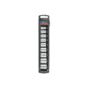 Juego de 9 dados cuadro 3/8' std, TRUPER