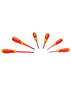 Juego de destornilladores con mango bimaterial 1000 V combinados, 6 piezas Surtek JDB6V