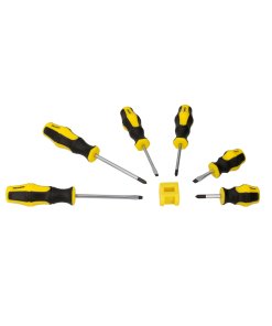 Juego de destornilladores con mango bimaterial en blíster combinados, 7 piezas Surtek JDB7