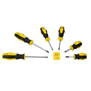 Juego de destornilladores con mango bimaterial en blíster combinados, 7 piezas Surtek JDB7