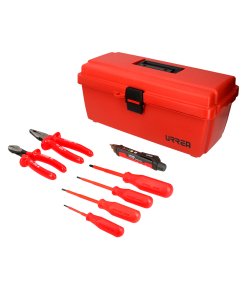 Juego combinado de herramientas para electricista 1000 V, 8 piezas Urrea JE8A
