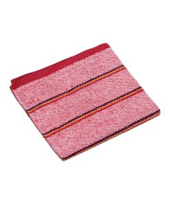 Jerga roja sarga gruesa de 1 m x 48 cm, resistente y duradera para tareas pesadas de limpieza, KLINTEK, clave 57103.