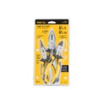 Juego de 3 pinzas 3 mango Comfort Grip, PRETUL