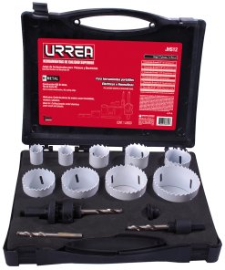 Juego de cortacírculos bimetálicos, 12 piezas Urrea JHS12