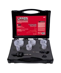 Juego de cortacírculos bimetálicos, 8 piezas Urrea JHS8