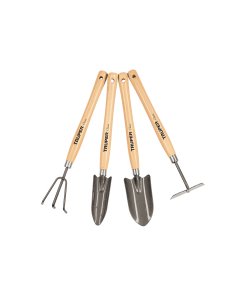 Juego de Herramientas Truper 4 Piezas Mango 12-1/4" - Tecnología Especializada para Jardín que Permite Realizar Diferentes Tareas de Cultivo y Mantenimiento (Clave 15040)