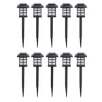 Juego de luminarios para exteriores estilo oriental, 10 piezas Surtek JLU10E