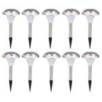 Juego de luminarios para exteriores acero inoxidable, 10 piezas Surtek JLU10I