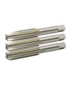 Juego de machuelos de acero de alta velocidad 1/8"-40NS, 3 piezas Urrea JMC1/8-40