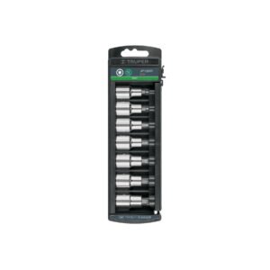 Juego de 7 dados cuadro 1/2' punta torx, TRUPER