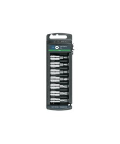 Juego de 7 dados Truper Torx Precision 3/8" - Tecnología especializada para tornillería de seguridad que permite trabajar en electrónica automotriz y componentes delicados (Clave 14171)