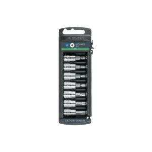 Juego de 7 dados cuadro 3/8' punta torx, TRUPER