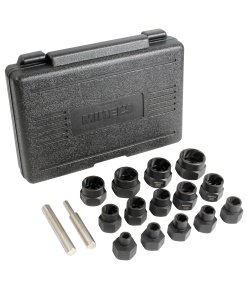 Kit de dados extractores en espiral (16 pzas) MIKELS KDE-16