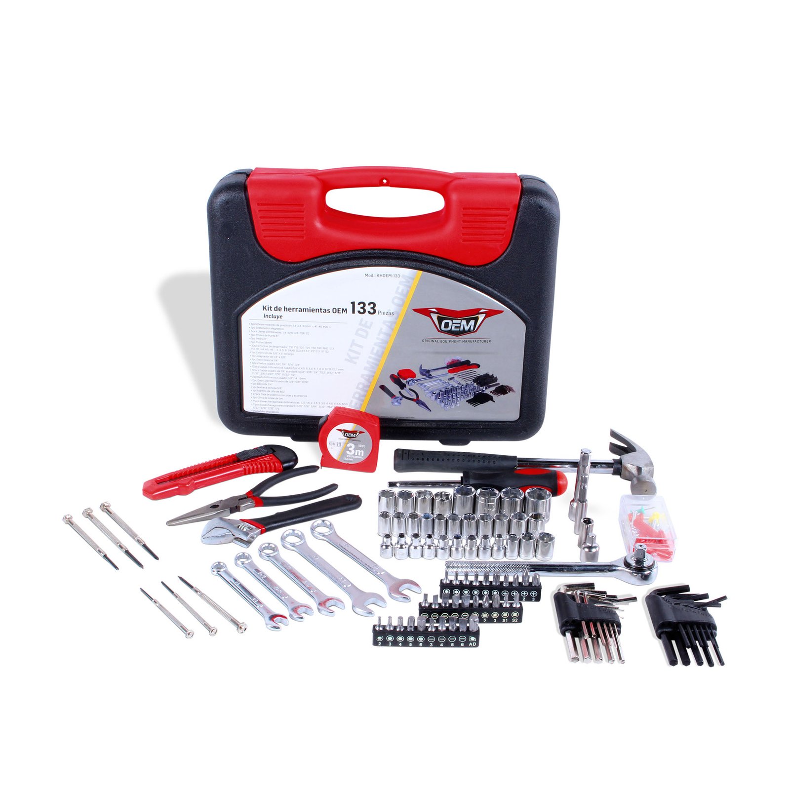 OEM Kit de herramientas (133 pzs) OEM KHOEM-133