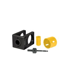 Juego de 4 piezas para instalar cerraduras, incluye herramientas esenciales para instalación de cerraduras, PRETUL, clave 26038.