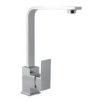 Monomando Cuello Alto para Fregadero, Cromo, resistente y duradero, clave 44073 - FOSET KUBO