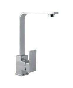 Monomando Cuello Alto para Fregadero, Cromo, resistente y duradero, clave 44073 - FOSET KUBO