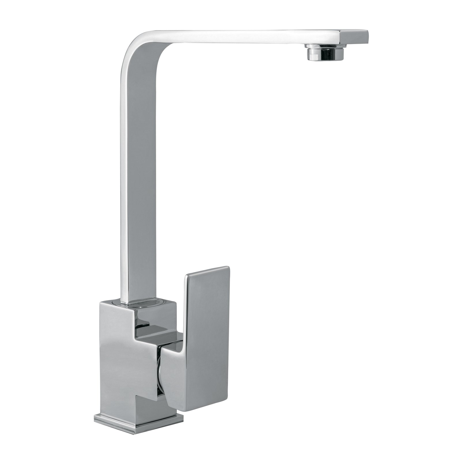 Monomando Cuello Alto para Fregadero, Cromo, resistente y duradero, clave 44073 - FOSET KUBO