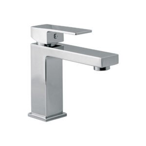 Monomando Corto para Lavabo, Cromo, diseño confiable y duradero, clave 44066 - FOSET KUBO