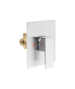 Monomando para Regadera Sin Desviador, Acabado Satín, Estilo Elegante y Funcional, Marca Foset Kubo, Clave 44266