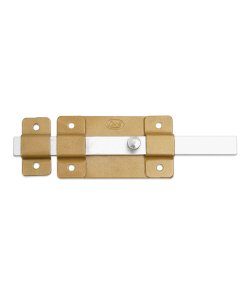 Pasador de sobreponer 8 cm dorado Lock L036D