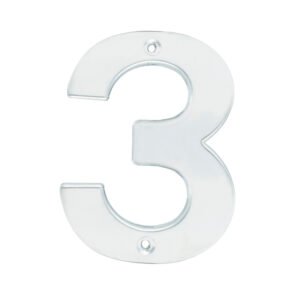 Número 3 bold 4" níquel satinado Lock L603C