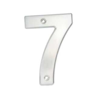 Número 7 bold 4" níquel satinado Lock L607C