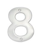 Número 8 bold 4" níquel satinado Lock L608C