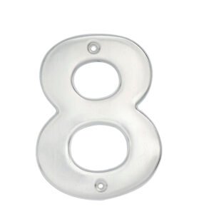 Número 8 bold 4" níquel satinado Lock L608C