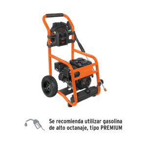 Hidrolavadora Truper Industrial con Motor a Gasolina 3,300 PSI - Tecnología de Presión Superior para Áreas Extensas que Optimiza el Consumo de Agua (Clave 12909)