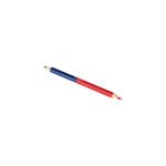 Blíster con 2 lápices 18 cm bicolor gruesos para carpintero