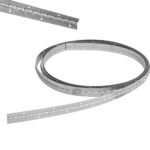 Bisagra piano barrenadas 1-1/4" x 3.5 m, natural, en caja Lock LBP23H