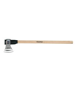 Hacha Labor Entera Truper 2-1/2 lb Mango de Madera 36" - Tecnología de Tradición Mejorada para Trabajo Rural que Proporciona Agarre Natural y Excelente Sensación de Control (Clave 102968)