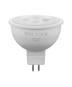 Lámpara LED Volteck 4W MR16 GU5.3 Luz Cálida - Versatilidad en Sistemas Empotrados que Ofrece Ambiente Acogedor (Clave 46177)